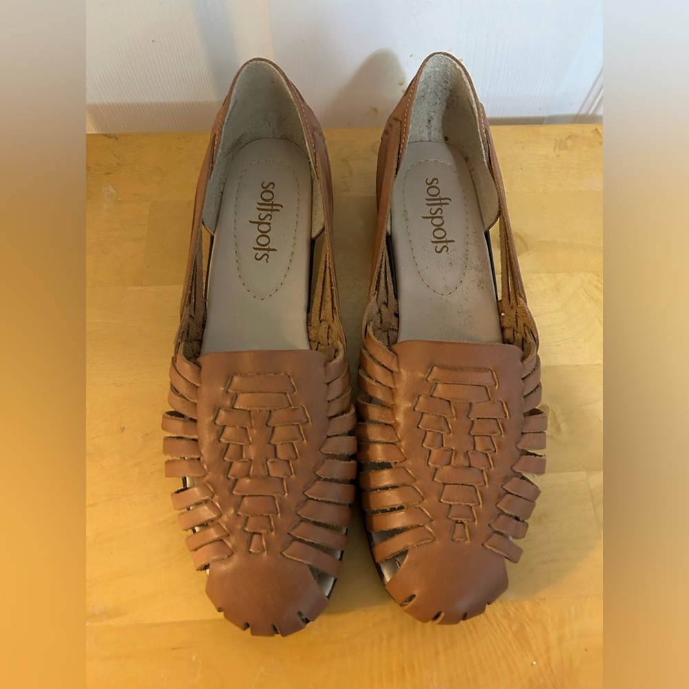 NWOT tags/box Softspots “Trinidad” huarache sandals, 11M